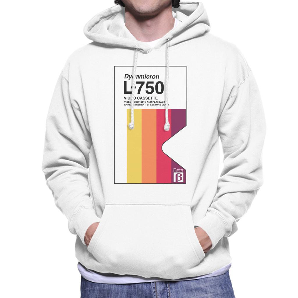 Betamax Dynamicron L 750 Video Cassette Men's Hooded Sweatshirt-ALL + EVERY