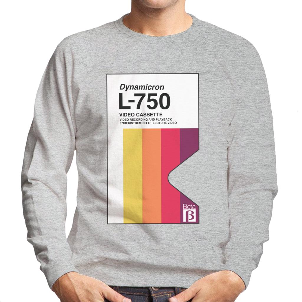 Betamax Dynamicron L 750 Video Cassette Men's Sweatshirt-ALL + EVERY