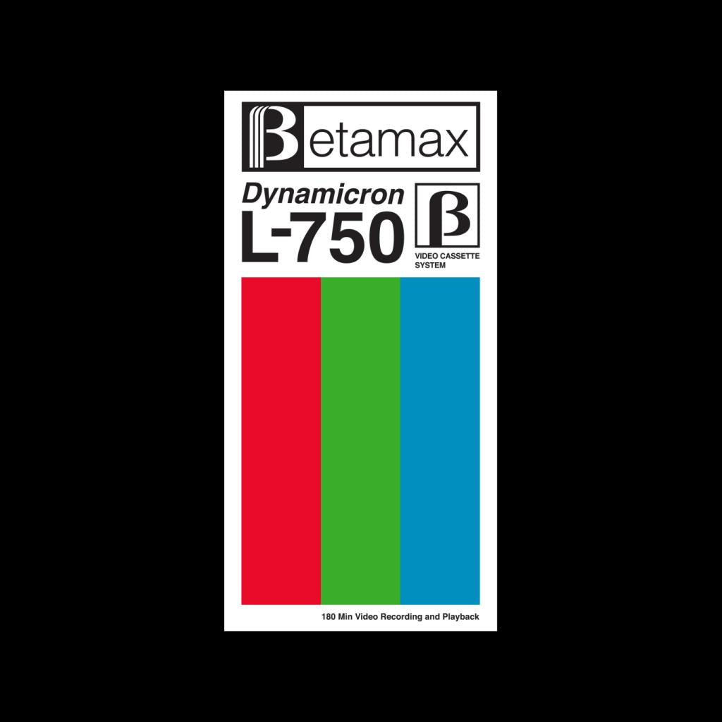 Betamax Dynamicron L 750 Video Red Green And Blue Stripe Men's T-Shirt-ALL + EVERY