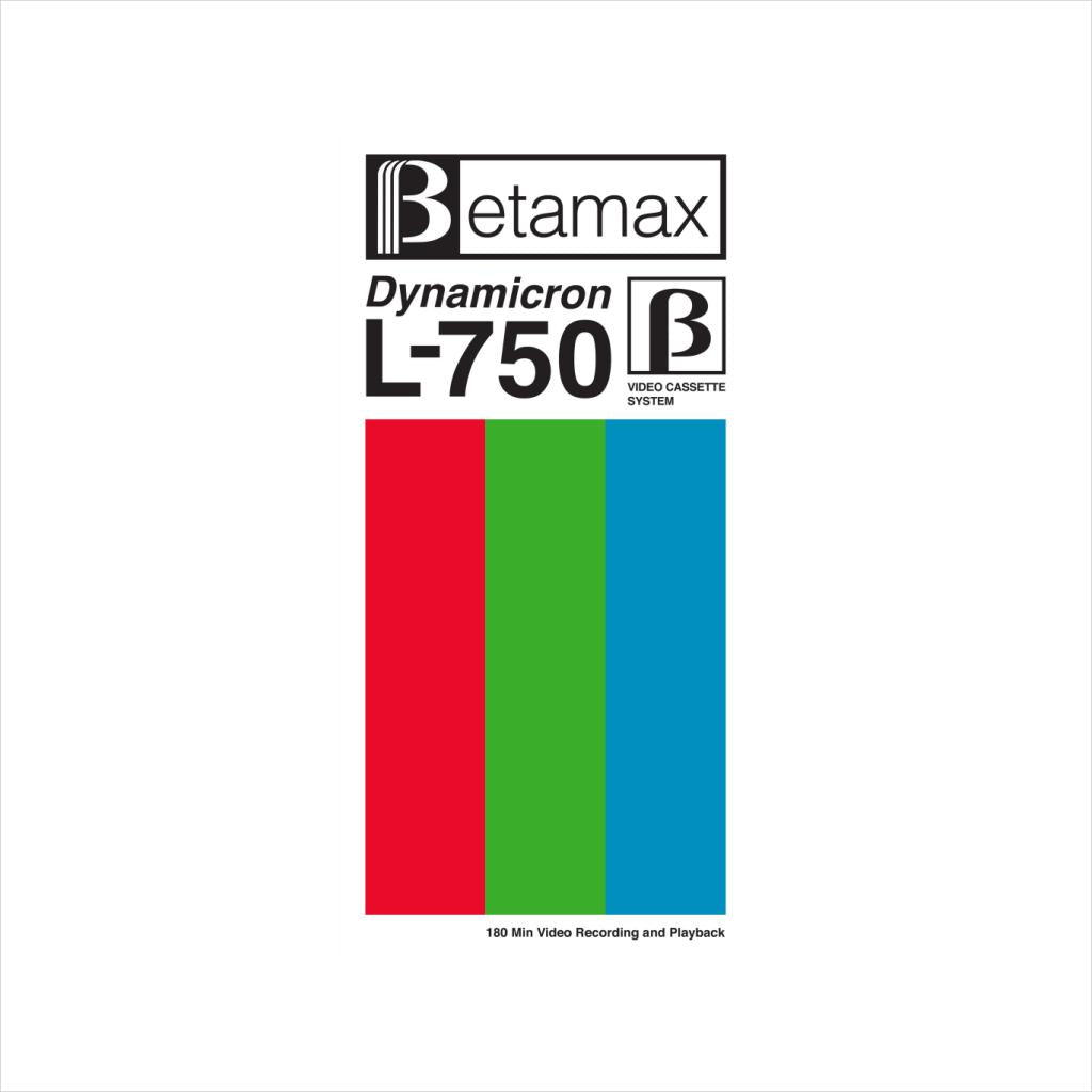 Betamax Dynamicron L 750 Video Red Green And Blue Stripe Men's T-Shirt-ALL + EVERY