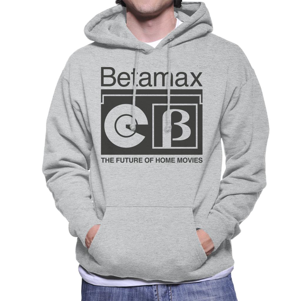 Betamax The Future Of Home Movies Men's Hooded Sweatshirt-ALL + EVERY