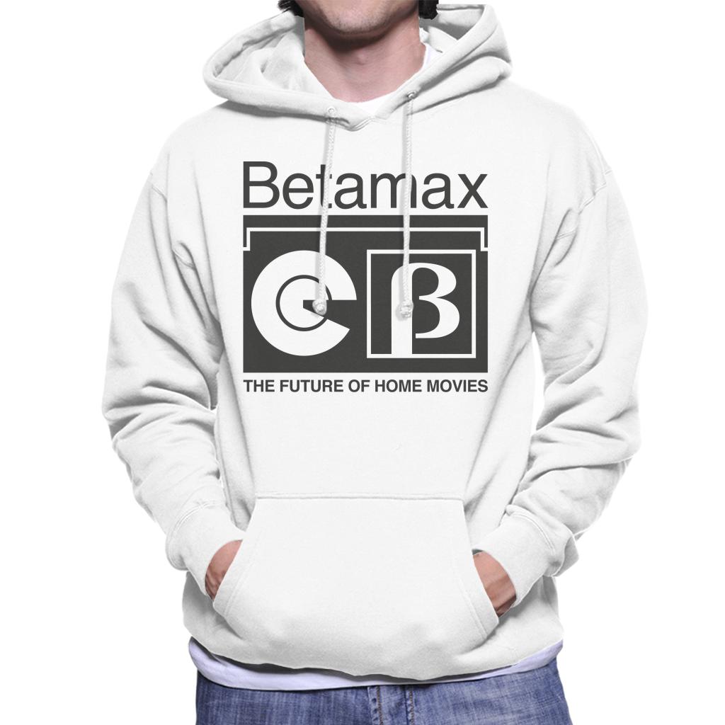 Betamax The Future Of Home Movies Men's Hooded Sweatshirt-ALL + EVERY