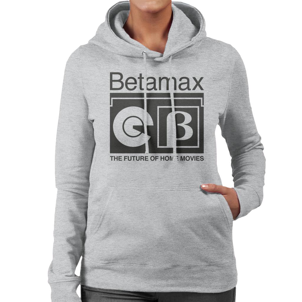 Betamax The Future Of Home Movies Women's Hooded Sweatshirt-ALL + EVERY