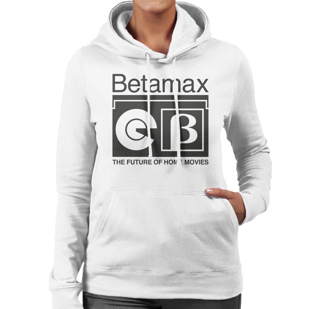 Betamax The Future Of Home Movies Women's Hooded Sweatshirt-ALL + EVERY