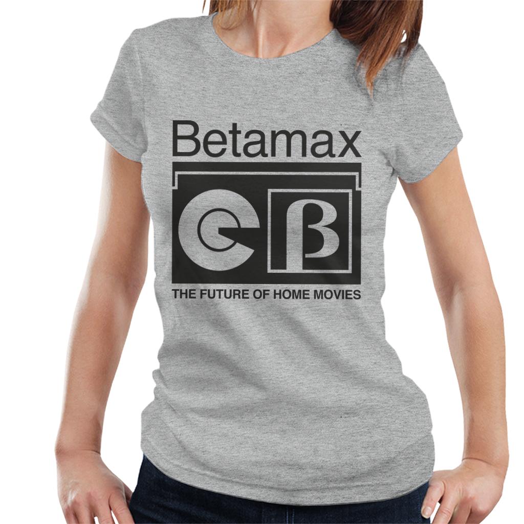 Betamax The Future Of Home Movies Women's T-Shirt-ALL + EVERY