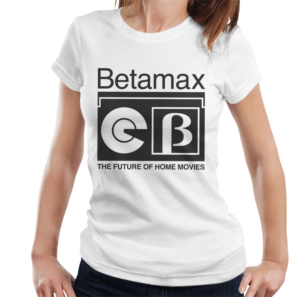 Betamax The Future Of Home Movies Women's T-Shirt-ALL + EVERY