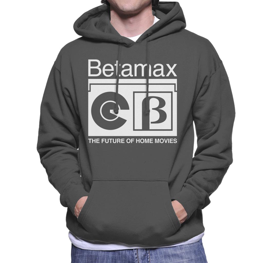 Betamax B Logo The Future Of Home Movies Men's Hooded Sweatshirt-ALL + EVERY