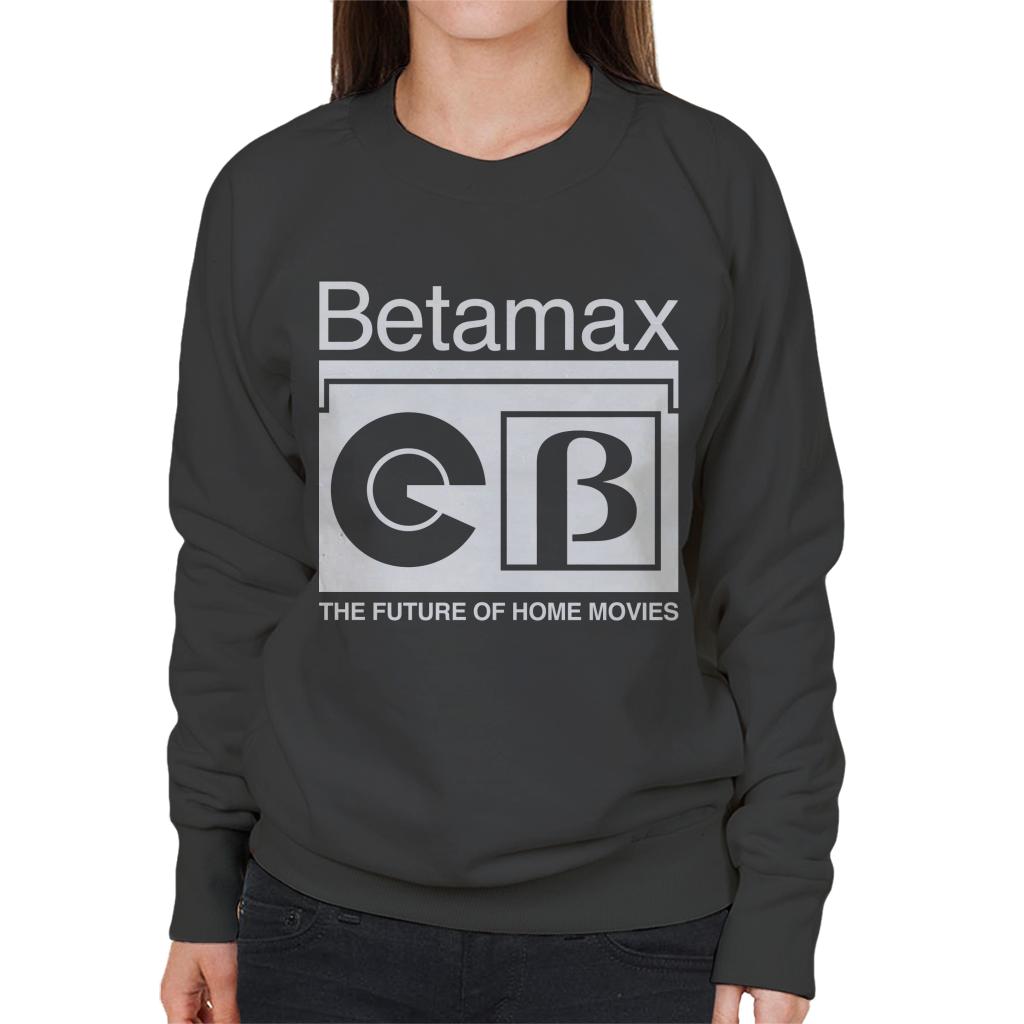 Betamax B Logo The Future Of Home Movies Women's Sweatshirt-ALL + EVERY