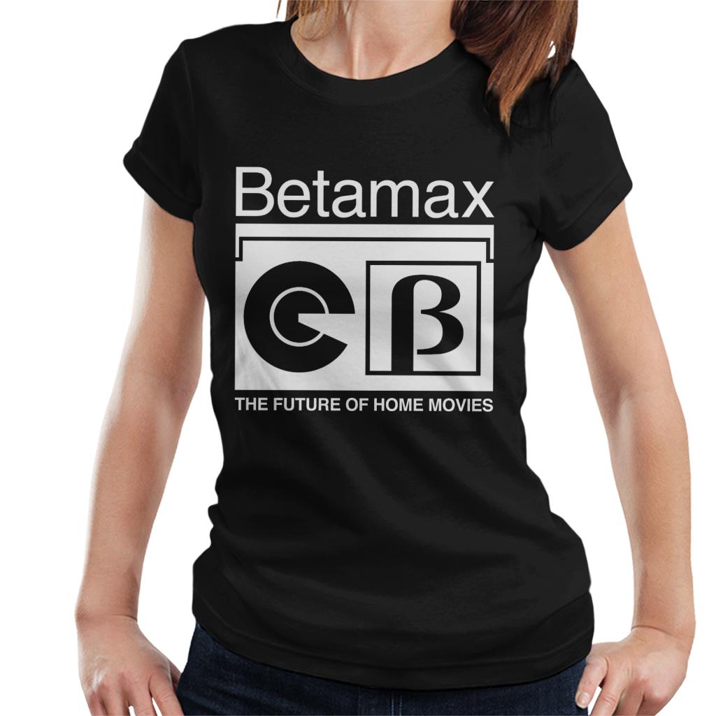 Betamax B Logo The Future Of Home Movies Women's T-Shirt-ALL + EVERY