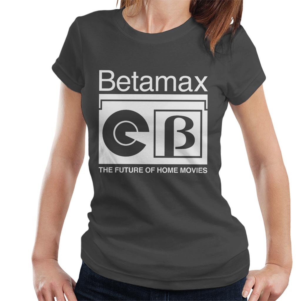 Betamax B Logo The Future Of Home Movies Women's T-Shirt-ALL + EVERY