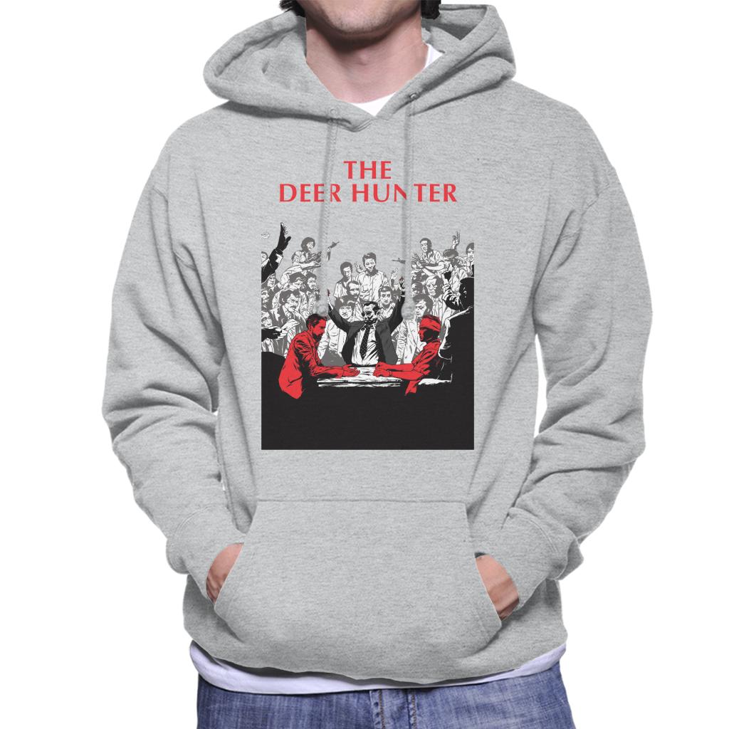 The Deer Hunter Russian Roulette Scene Poster Men's Hooded Sweatshirt-ALL + EVERY