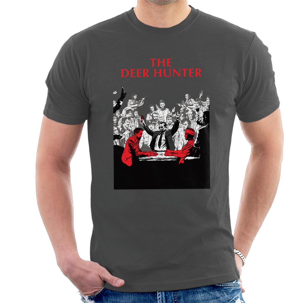 The Deer Hunter Russian Roulette Scene Poster Men's T-Shirt-ALL + EVERY