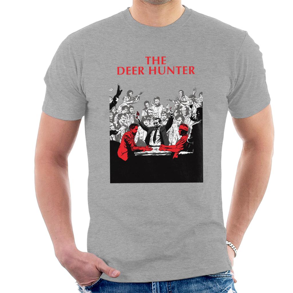 The Deer Hunter Russian Roulette Scene Poster Men's T-Shirt-ALL + EVERY