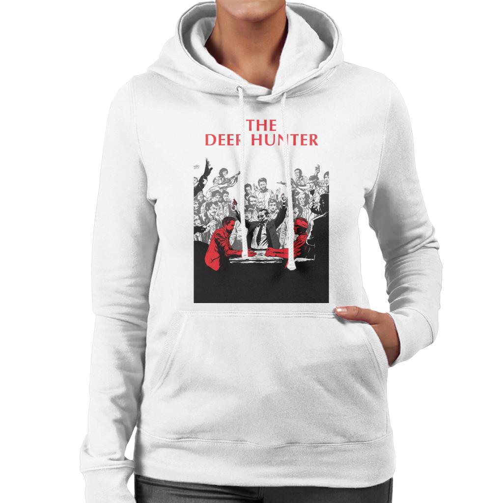 The Deer Hunter Russian Roulette Scene Poster Women's Hooded Sweatshirt-ALL + EVERY