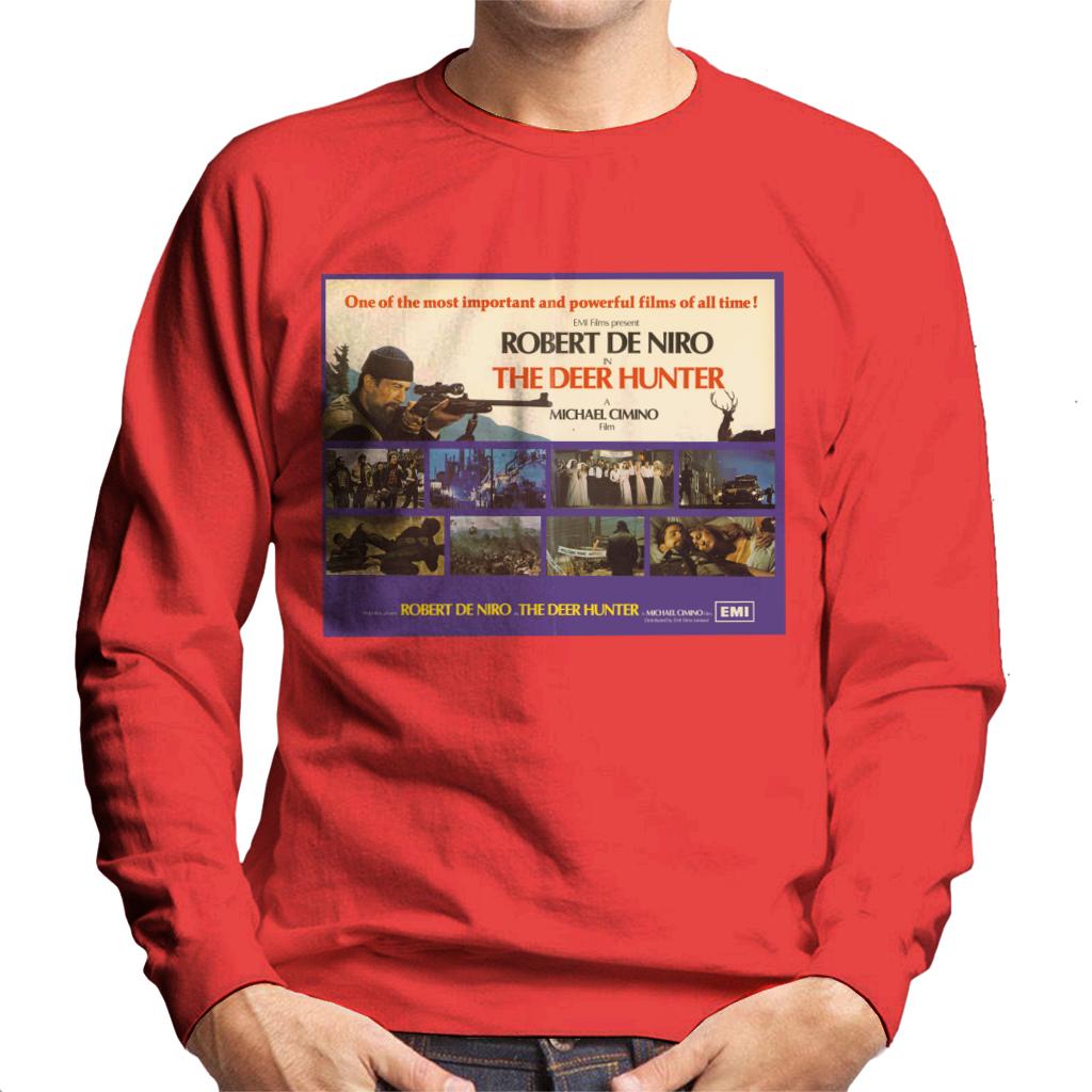 The Deer Hunter Film Montage Poster Men's Sweatshirt-ALL + EVERY