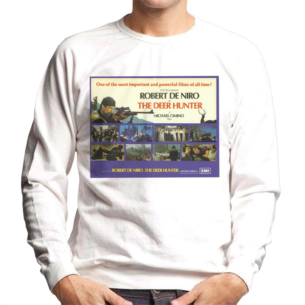 The Deer Hunter Film Montage Poster Men's Sweatshirt-ALL + EVERY