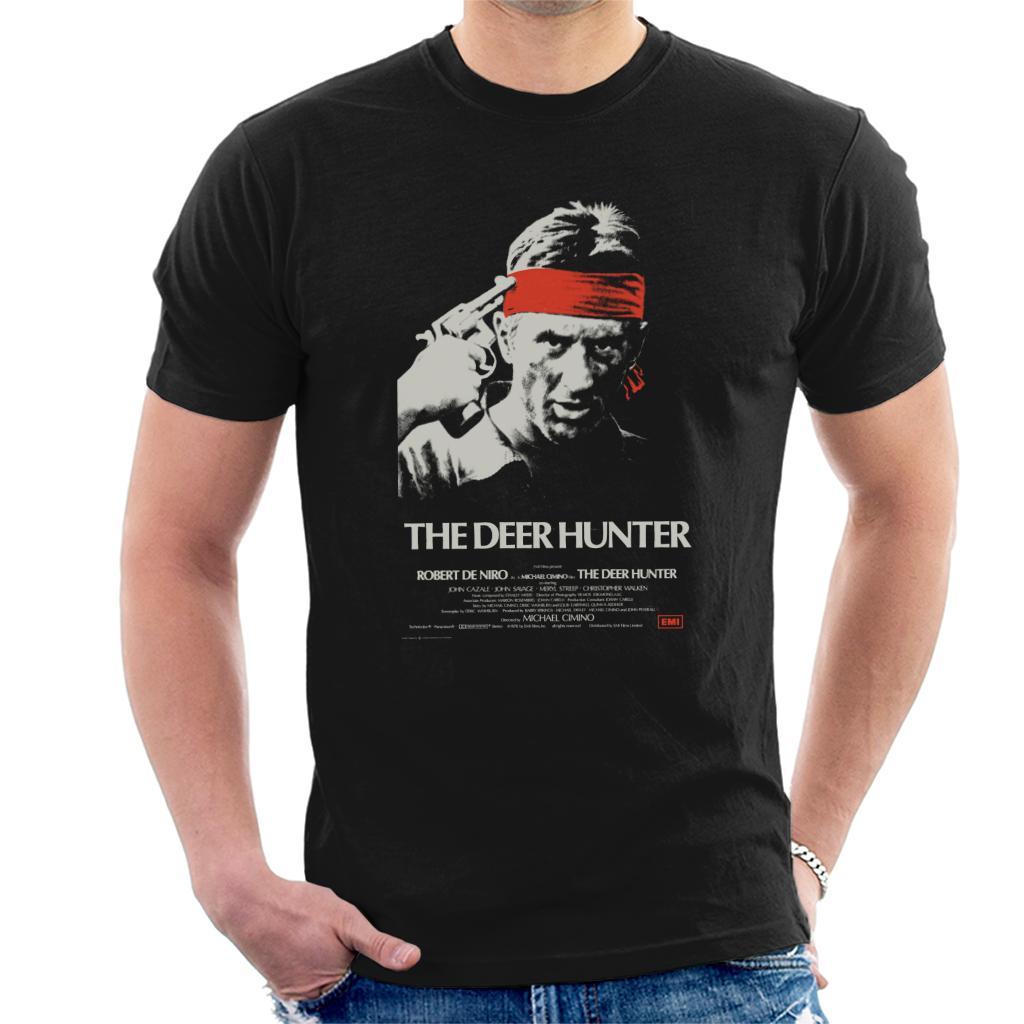 The Deer Hunter Russian Roulette Poster Men's T-Shirt-ALL + EVERY