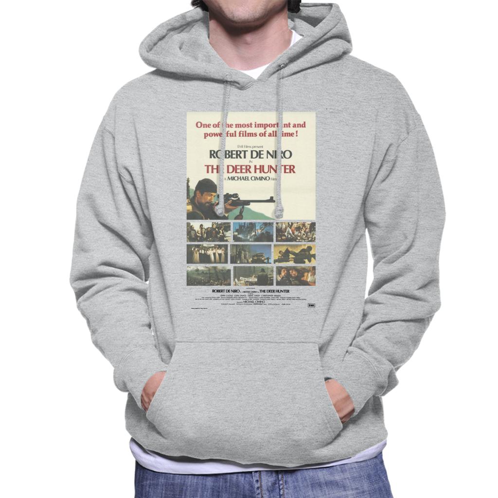 The Deer Hunter Cinematic Montage Poster Men's Hooded Sweatshirt-ALL + EVERY