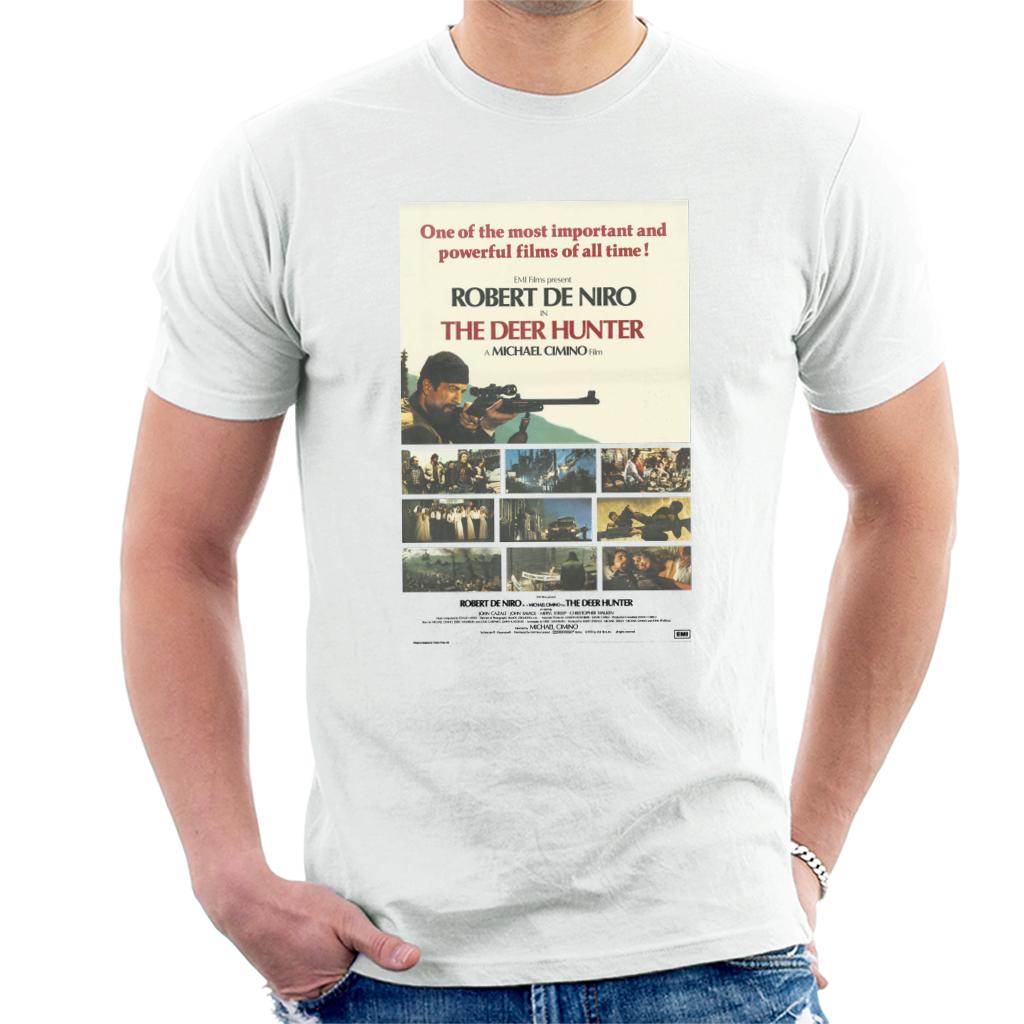 The Deer Hunter Cinematic Montage Poster Men's T-Shirt-ALL + EVERY