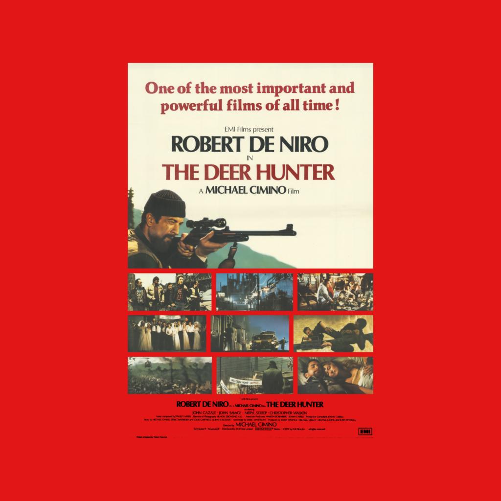 The Deer Hunter Cinematic Montage Poster Men's T-Shirt-ALL + EVERY