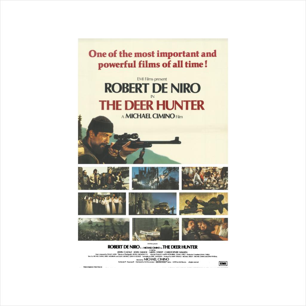 The Deer Hunter Cinematic Montage Poster Men's T-Shirt-ALL + EVERY