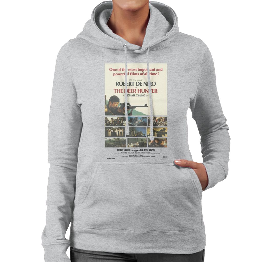 The Deer Hunter Cinematic Montage Poster Women's Hooded Sweatshirt-ALL + EVERY