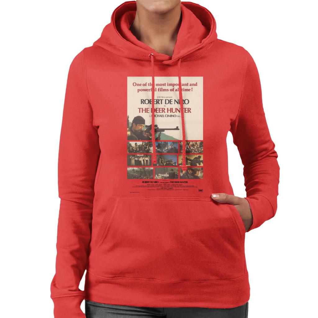 The Deer Hunter Cinematic Montage Poster Women's Hooded Sweatshirt-ALL + EVERY