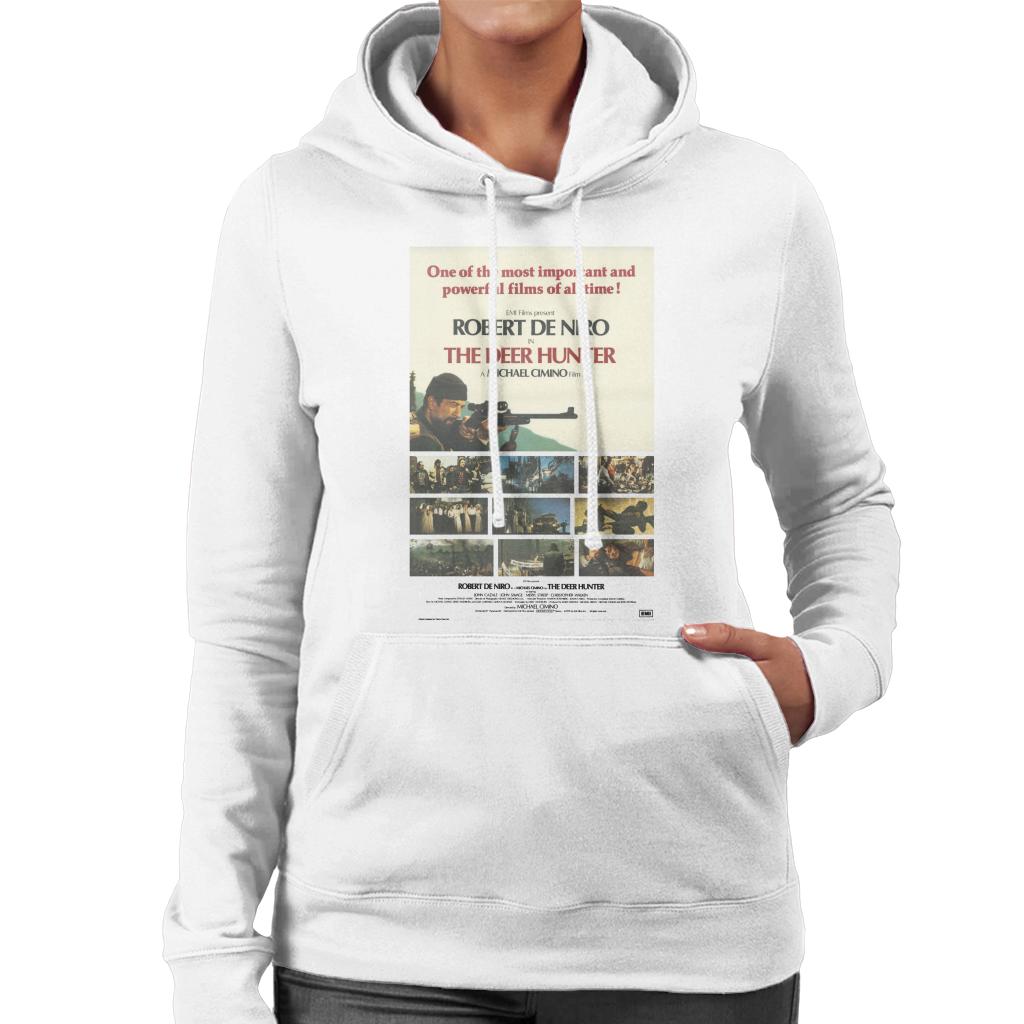 The Deer Hunter Cinematic Montage Poster Women's Hooded Sweatshirt-ALL + EVERY