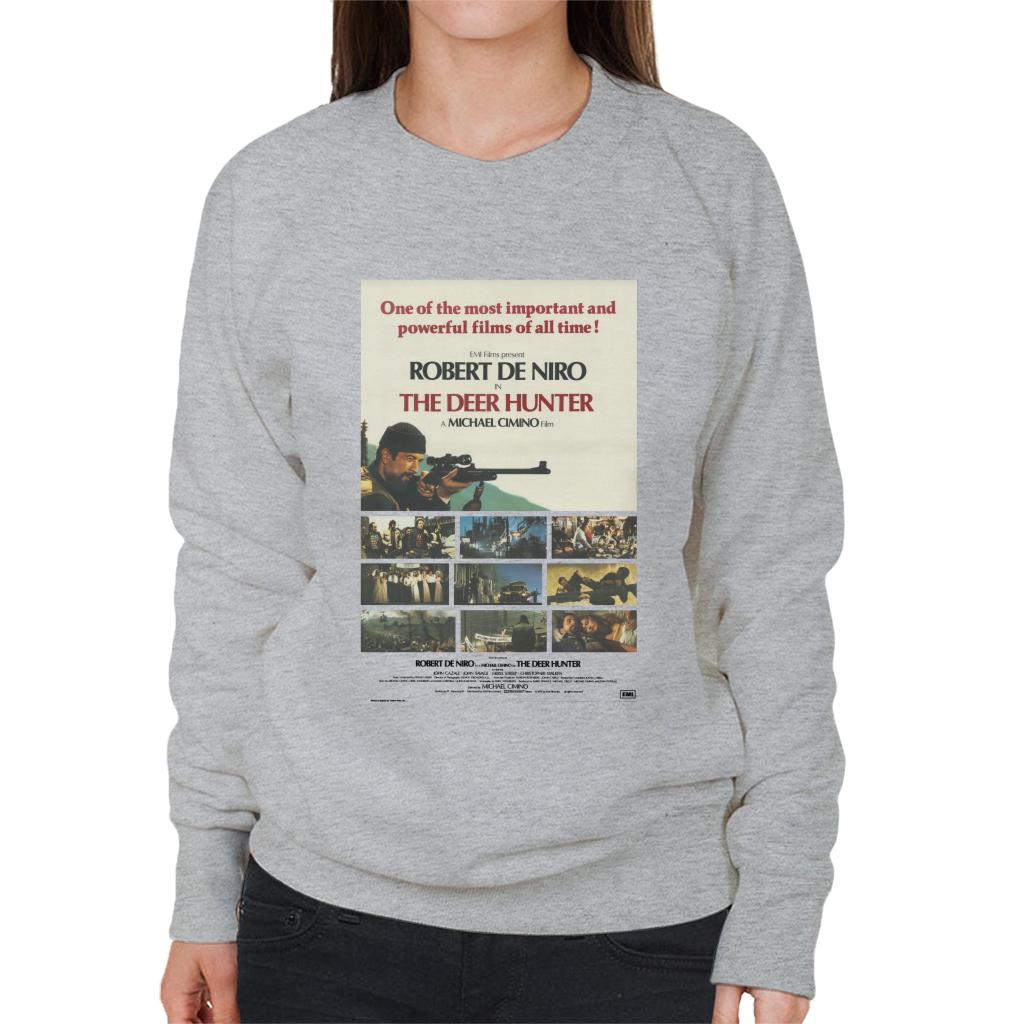 The Deer Hunter Cinematic Montage Poster Women's Sweatshirt-ALL + EVERY