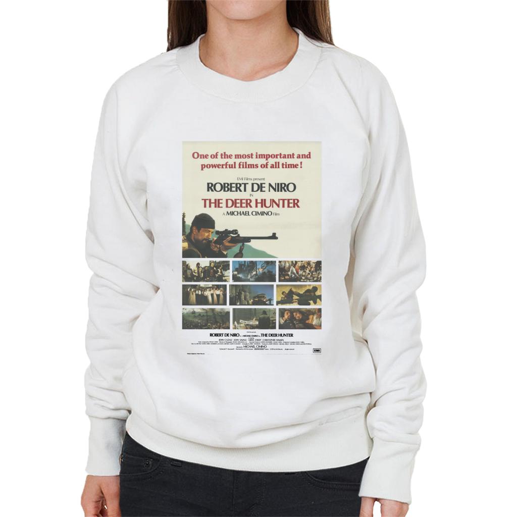 The Deer Hunter Cinematic Montage Poster Women's Sweatshirt-ALL + EVERY