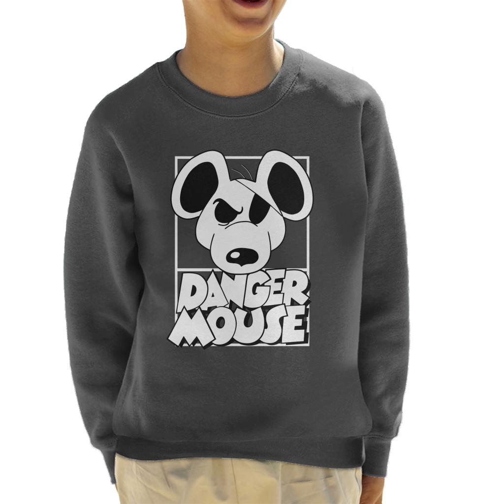 Danger Mouse Eye Patch Kid's Sweatshirt-ALL + EVERY