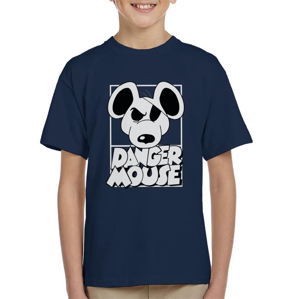 Danger Mouse Eye Patch Kid's T-Shirt-ALL + EVERY