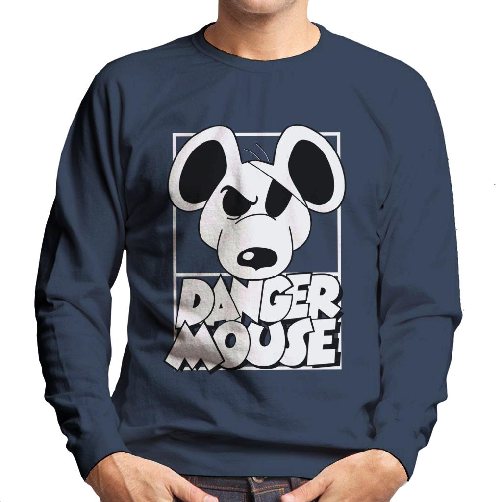 Danger Mouse Eye Patch Men's Sweatshirt-ALL + EVERY