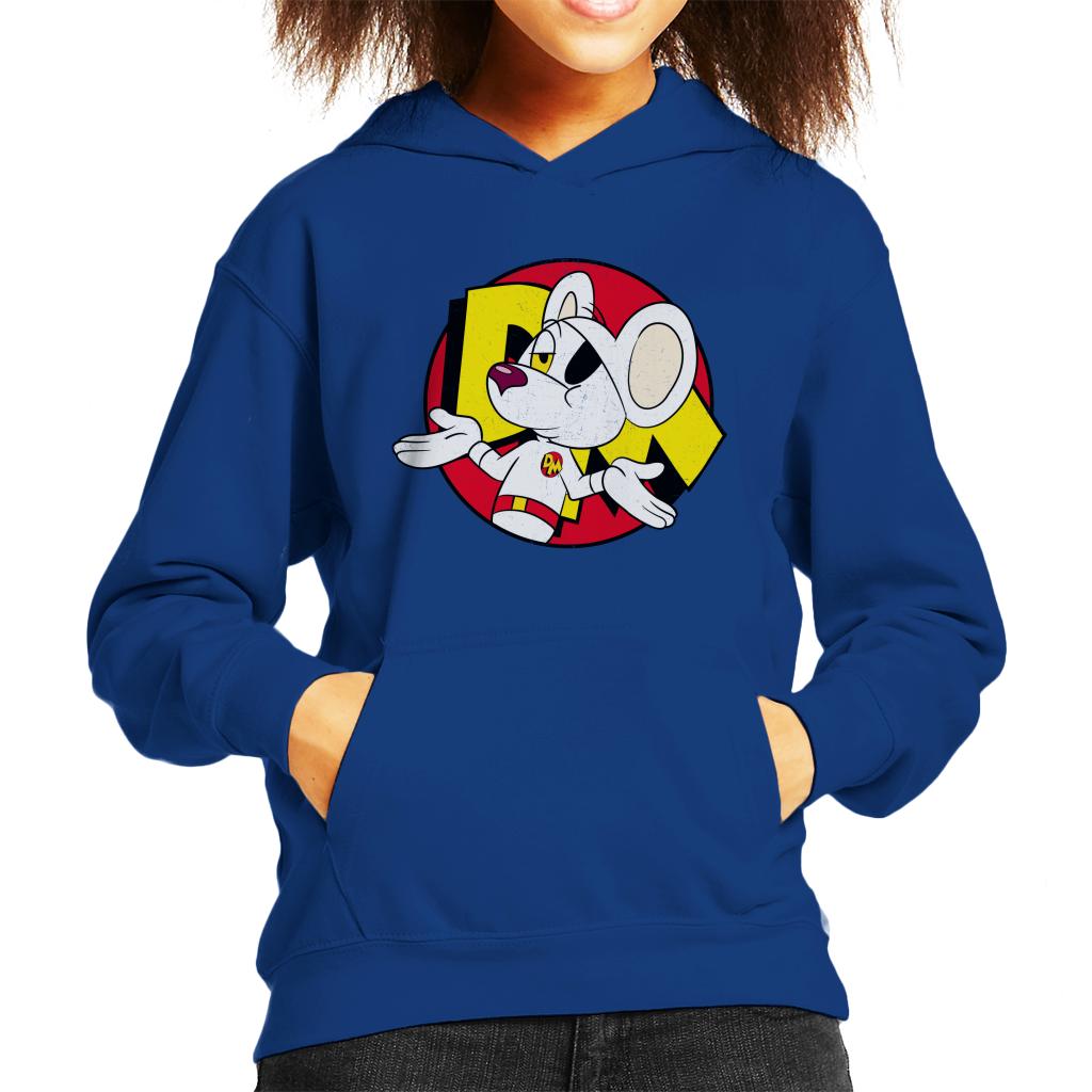 Danger Mouse In My Defence I Was Unsupervised Kid's Hooded Sweatshirt-ALL + EVERY