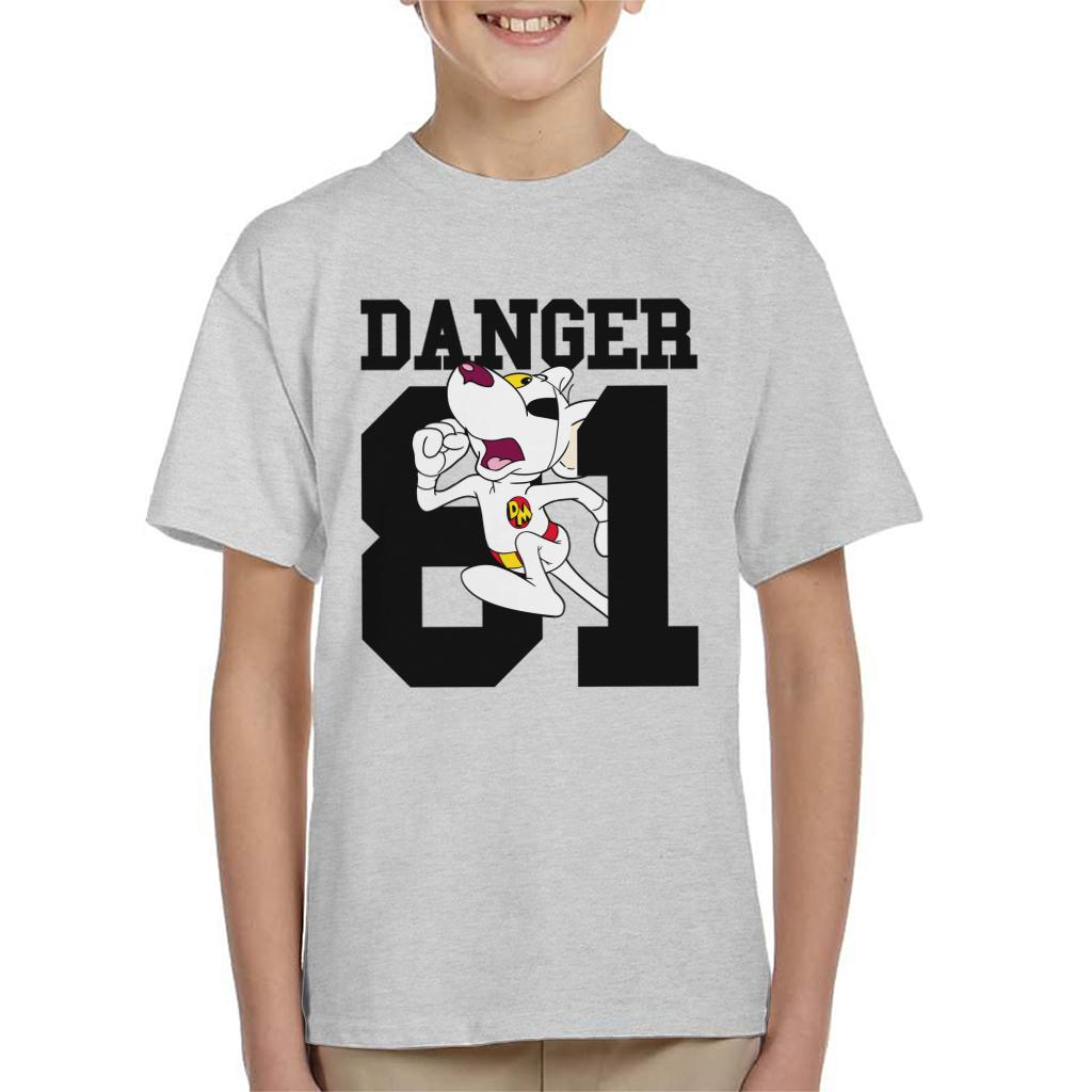 Danger Mouse Running 81 Kid's T-Shirt-ALL + EVERY