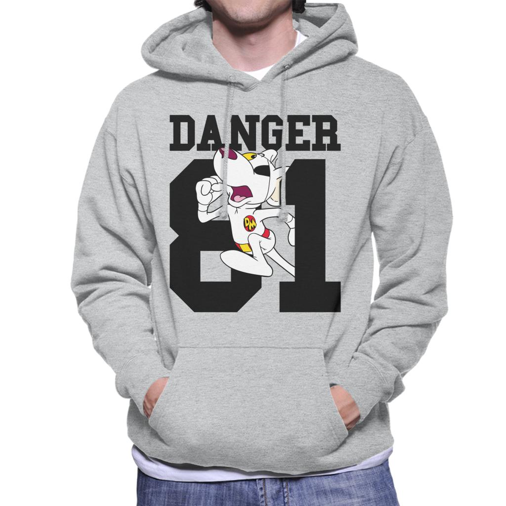 Danger Mouse Running 81 Men's Hooded Sweatshirt-ALL + EVERY