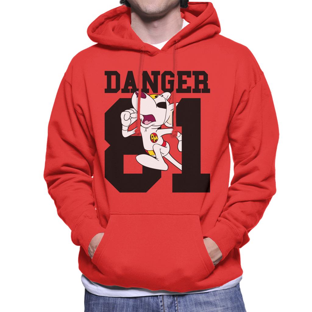 Danger Mouse Running 81 Men's Hooded Sweatshirt-ALL + EVERY