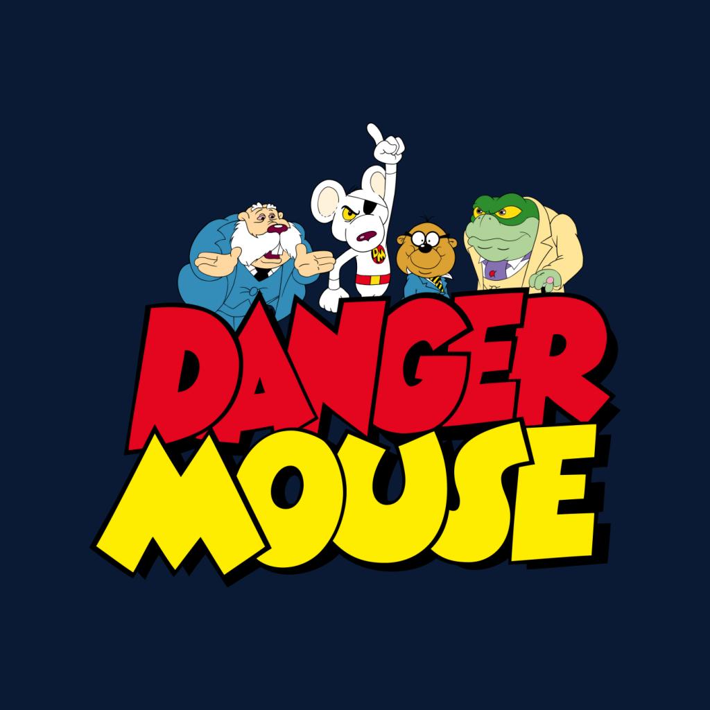 Danger Mouse Logo With Characters Women's Sweatshirt-ALL + EVERY