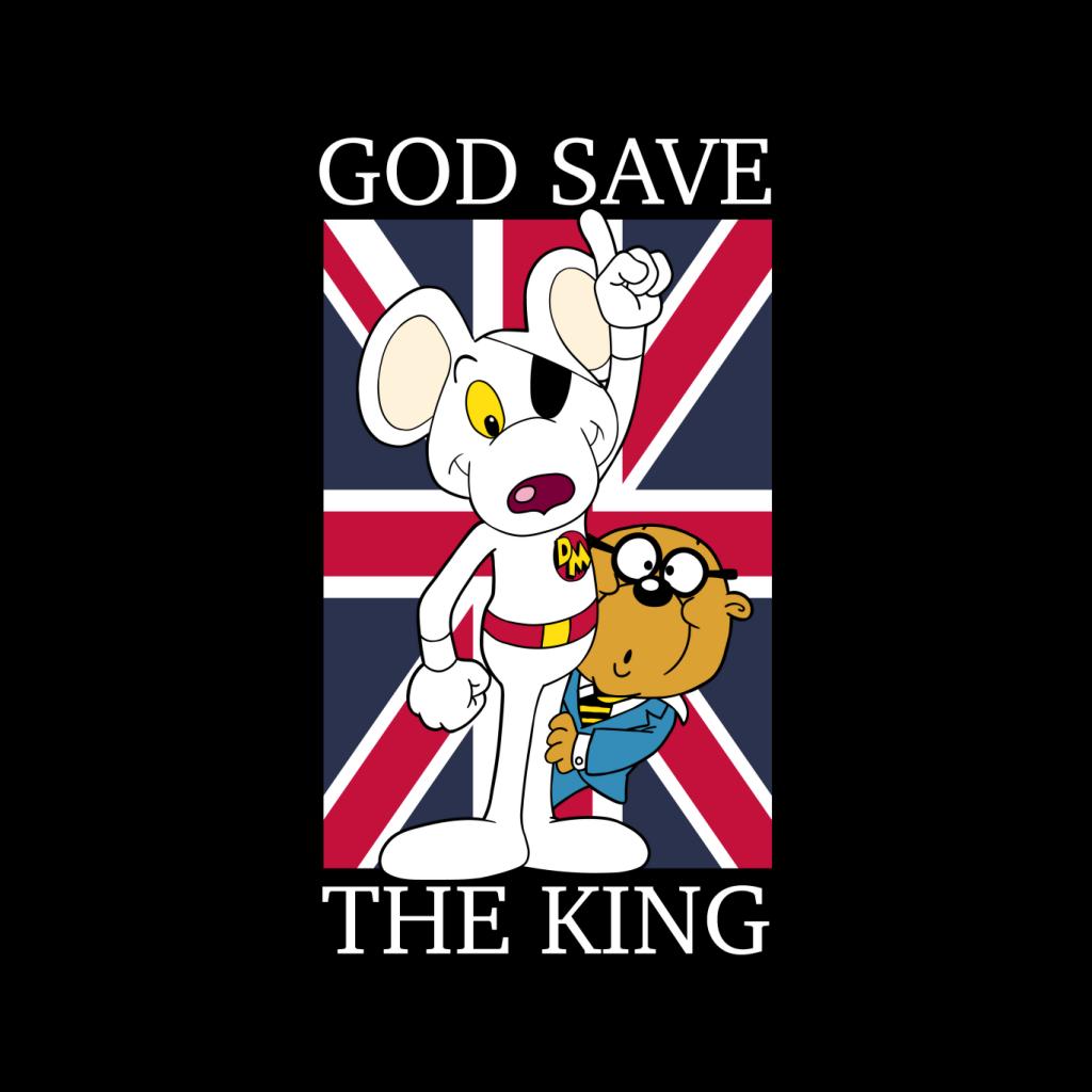 Danger Mouse God Save The King Kid's T-Shirt-ALL + EVERY