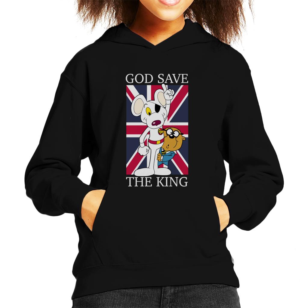 Danger Mouse God Save The King Kid's Hooded Sweatshirt-ALL + EVERY