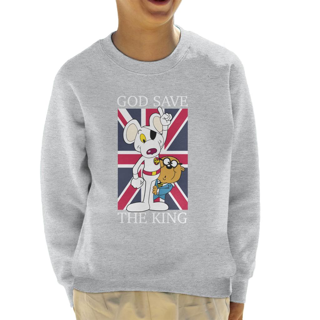 Danger Mouse God Save The King Kid's Sweatshirt-ALL + EVERY
