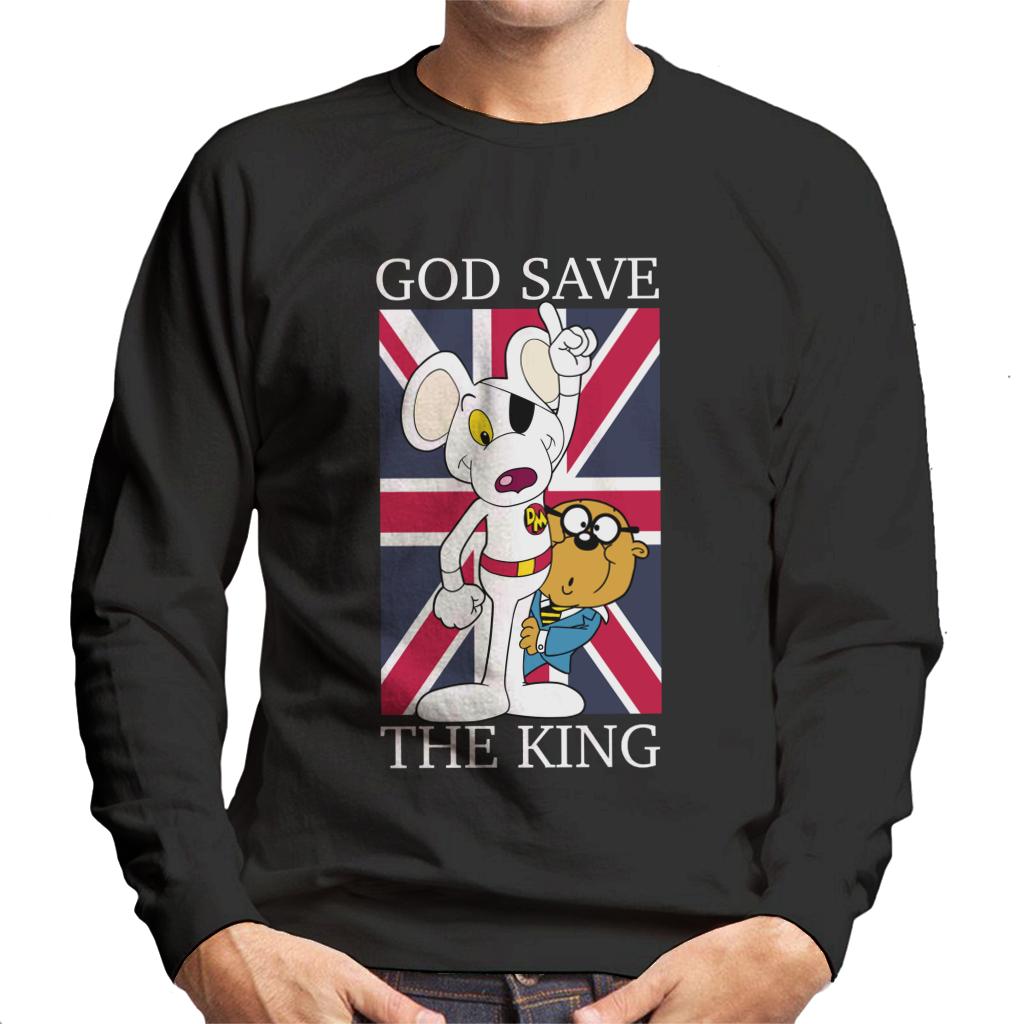 Danger Mouse God Save The King Men's Sweatshirt-ALL + EVERY