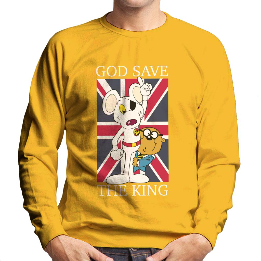 Danger Mouse God Save The King Men's Sweatshirt-ALL + EVERY