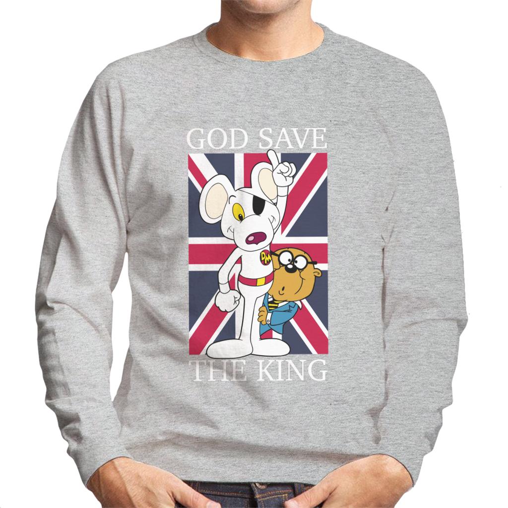 Danger Mouse God Save The King Men's Sweatshirt-ALL + EVERY