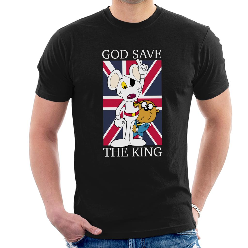 Danger Mouse God Save The King Men's T-Shirt-ALL + EVERY