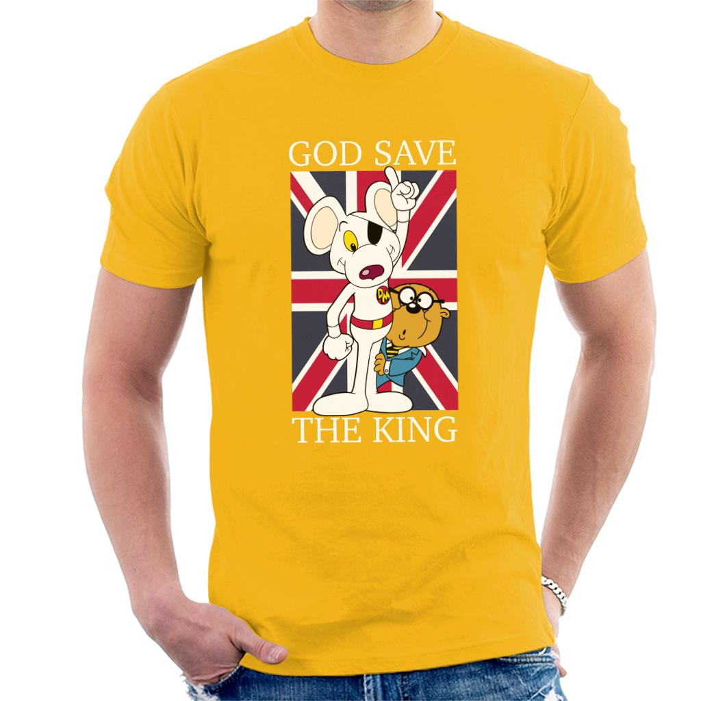 Danger Mouse God Save The King Men's T-Shirt-ALL + EVERY