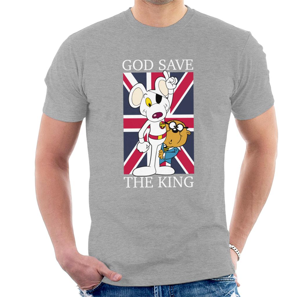 Danger Mouse God Save The King Men's T-Shirt-ALL + EVERY