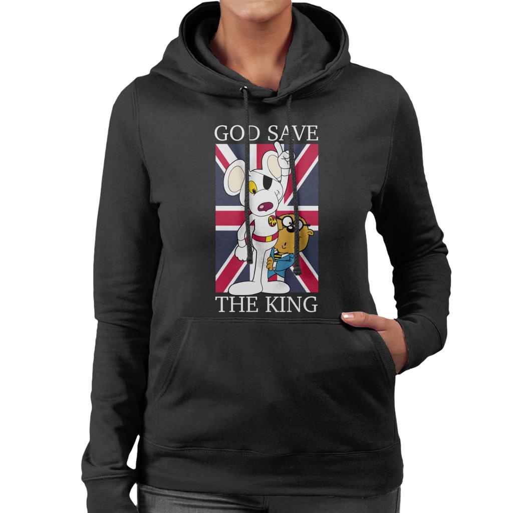 Danger Mouse God Save The King Women's Hooded Sweatshirt-ALL + EVERY