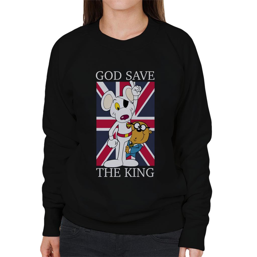 Danger Mouse God Save The King Women's Sweatshirt-ALL + EVERY