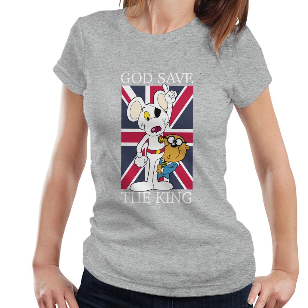 Danger Mouse God Save The King Women's T-Shirt-ALL + EVERY